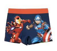 Marvel Avengers Badeshorts Jungen, Badeanzug Kinder Bademode Iron Man Captain America Hulk und Thor, Größen 4 bis 12 Jahre (DE/NL/SE/PL, Alter, 8 Jahre, Regular, Mehrfarbig)