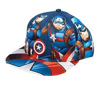Marvel Avengers Baseballkappe, Einheitsgröße, Baseballmütze für Herren, bequeme Mütze, Avengers Geschenk für Männer, Herren Merchandise, Captain America, Einheitsgröße