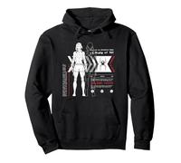 Marvel Avengers Black Widow Widow’s Bite Data Readout Pullover Hoodie, Unisex für Erwachsene, Schwarz, XXL