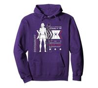 Marvel Avengers Black Widow Widow’s Bite Data Readout Pullover Hoodie, Unisex für Erwachsene, Violett, S