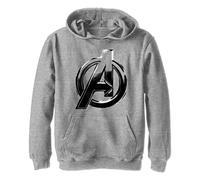 Marvel Avengers Classic - Avengers Logo Sketch YTH Hoodie Heather grey 5/6