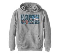 Marvel Avengers Classic - Happiest Of Holidays YTH Hoodie Heather grey 7/8