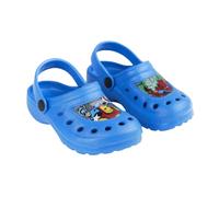 Marvel Avengers Clogs für Jungen, Sandalen Capitan America Iron Man Hulk und Spiderman, Größe EU 32/33 | Blau