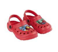 Marvel Avengers Clogs für Jungen, Sandalen Capitan America Iron Man Hulk und Spiderman, Größe EU 32/33 | Rot