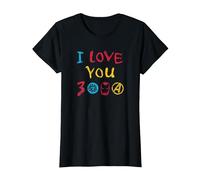 Marvel Avengers: Endgame I Love You 3000 Drawing T-Shirt, Damen, Schwarz, XS