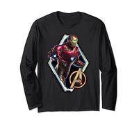 Marvel Avengers Endgame Iron Man Logo Langarmshirt