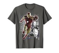 Marvel Avengers Endgame Iron Man Panel Pose Premium Tee T-Shirt, Herren, Anthrazit, XL