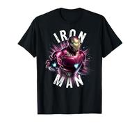 Marvel Avengers Endgame Iron Man Space Poster Graphic Tee T-Shirt