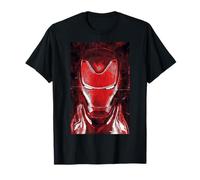 Marvel Avengers Endgame Red Iron Man Portrait Graphic Tee T-Shirt