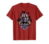 Marvel Avengers: Endgame Thanos and Hero Silhouettes T-Shirt T-Shirt