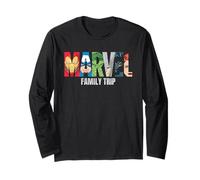 Marvel Avengers Family Trip Matching Vacation Logo Langarmshirt