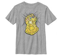 Marvel Avengers - Gold Gauntlet YTH Crew neck Heather grey 128