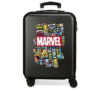 Marvel Avengers Handgepäck schwarz 38x55x20 cm Starres ABS seitliches Zahlenschloss 34L 2,6kgs 4 Doppelräder Handgepäck