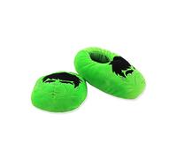 Marvel Avengers Incredible Hulk Mooshy Plush Adult Mens Slippers (Large, Green)