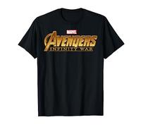 Marvel Avengers Infinity War Golden Logo Graphic T-Shirt T-Shirt