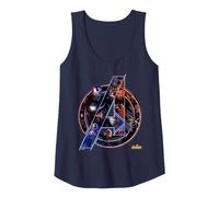 Marvel Avengers Infinity War Neon Team Tank Top