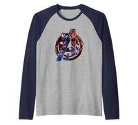 Marvel Avengers Infinity War Team Poster Logo Raglan