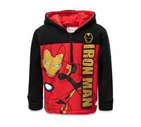 Marvel Avengers Iron Man Toddler Boys Half-Zip Hoodie Fleece 3T