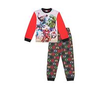 Marvel Avengers Jungen-Schlafanzug-Set, Alter 4 bis 12 Jahre, offizielles Kinderprodukt, rot, 134