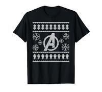 Marvel Avengers Logo Holiday Ugly Sweater T-Shirt
