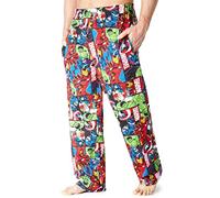 Marvel Avengers Schlafanzughose Herren lang, bequeme Pyjama Hosen - Geschenke für Männer & Teenager(Multi Avengers, 2XL)