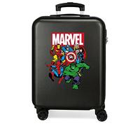 Marvel Avengers Sky Avengers Kabinenkoffer Schwarz 38x55x20 cms Hartschalen ABS Kombinationsschloss 34L 2,6Kgs 4 Doppelräder Handgepäck