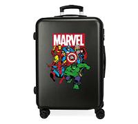 Marvel Avengers Sky Avengers Mittlerer Koffer Schwarz 48x68x26 cms Hartschalen ABS Kombinationsschloss 70L 3,7Kgs 4 Doppelräder