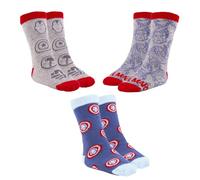 Marvel Avengers Socken für Jungen, Avengers Design, Geschenk für Jungen und Teenager, Größe EU 23/26
