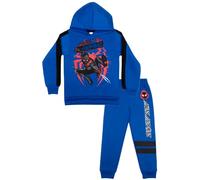 Marvel Avengers Spider-Man Black Panther Miles Morales Jungen 2-teiliges Fleece-Sets, Fleece-Hoodie und Hose Bundle Set für Jungen, Miles Morales, 7