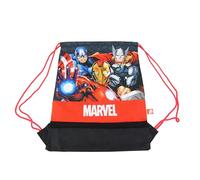 Marvel Avengers Turnbeutel für Jungen, Jugend-Rucksack mit Kordelzug, Gepäcktasche, Reisesack Rucksack, Geschenk für Kinder und Jugendliche