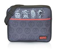 Marvel Avengers Umhängetasche, Kuriertasche Herren, Shoulder Bag Crossbody Tasche Männer, Jungen Gym Bag Mit Captain America, Hulk, Black Panther Und Iron Man, Schultertasche, Coole Fanartikel