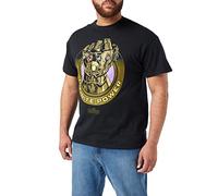Marvel Avengers Unendlichkeit War Thanos Gauntlet Männer Erwachsene T-Shirt Top