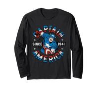 Marvel Avengers Vintage Captain America Comic Hero Since 41 Langarmshirt