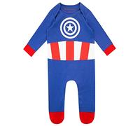 Marvel Baby Jungen Schlafanzug Captain America Blau 74