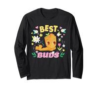 Marvel Best Friend Spring Flower Garden Groot Best Buds Langarmshirt