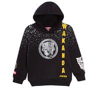 Marvel Black Panther Hoodie Kinder Wakanda Kapuzenpullover Fleece Top Sweatshirt, Schwarz , 4 Jahre