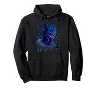 Marvel Black Panther Line Style Portrait Pullover Hoodie