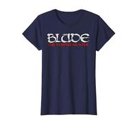 Marvel Blade The Vampire Hunter Logo T-Shirt, Damen, Marineblau, S