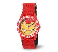 Marvel Boy's 'Iron Man' Quartz Plastic and Nylon Watch, Color:Red (Model: W003247)
