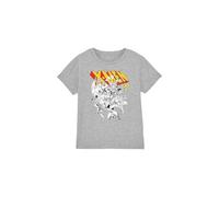 Marvel Boy's X-Men Retro Team Unisex Kids T-Shirt, Athletic Heather, 9-10 Jahre