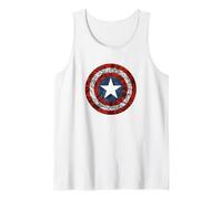 Marvel Captain America Avengers Shield Comic Tank Top