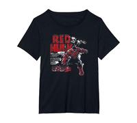 Marvel Captain America Brave New World Red Hulk Rage T-Shirt, Damen Große Größen, Schwarz, 6X