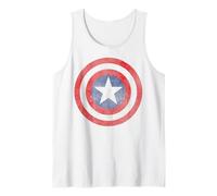 Marvel Captain America Classic Shield Graphic Tank Top