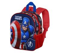 Marvel Captain America Patriot-Elite 3D Rucksack, Mehrfarbig, 25 x 30 cm, Fassungsvermögen 7 L, Mehrfarbig Captain America, Einheitsgröße, Elite 3D Rucksack