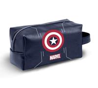 Marvel Captain America Starshield-Plus Brick Reise-Kulturbeutel, Dunkelblau, 27 x 13 cm