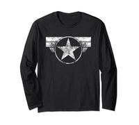 Marvel Captain America Stealth Logo Langarmshirt