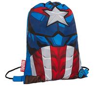 Marvel Captain America Turnbeutel mit Kordelzug, für Jungen, blau (Blau) - MNCK13216