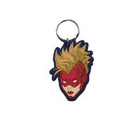Marvel Captain Marvel Rubber Keychain - N/A - One Size