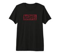 Marvel Comic Logo Red Premium T-Shirt