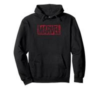 Marvel Comic Logo Red Pullover Hoodie